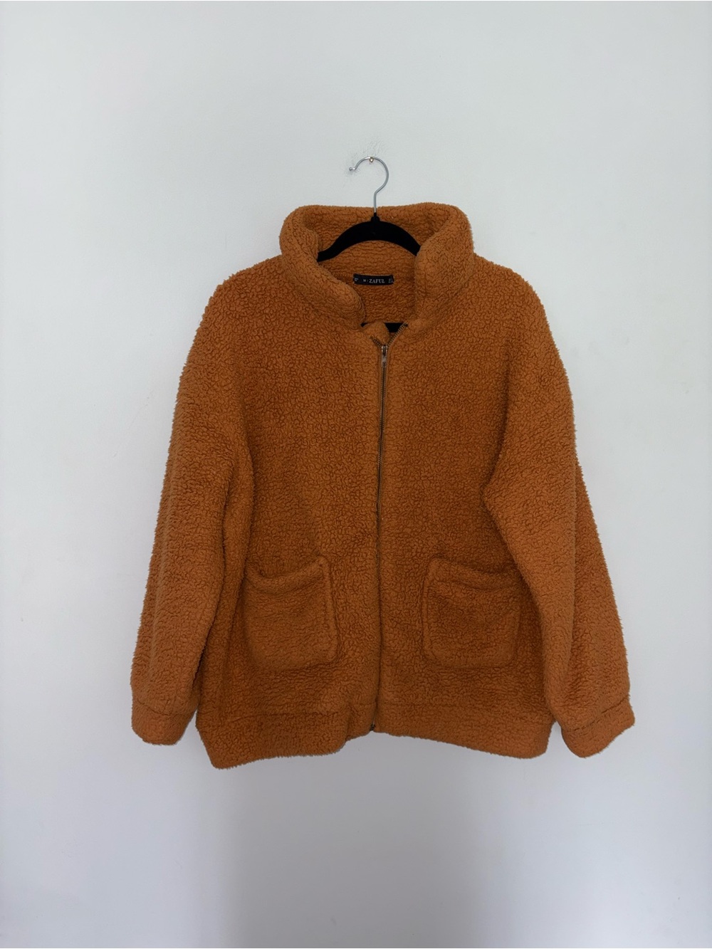 Zaful | Rust Teddy Jacket